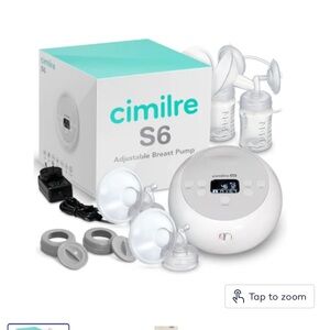 Cimilre S6 Adjustable Breast Pump in White